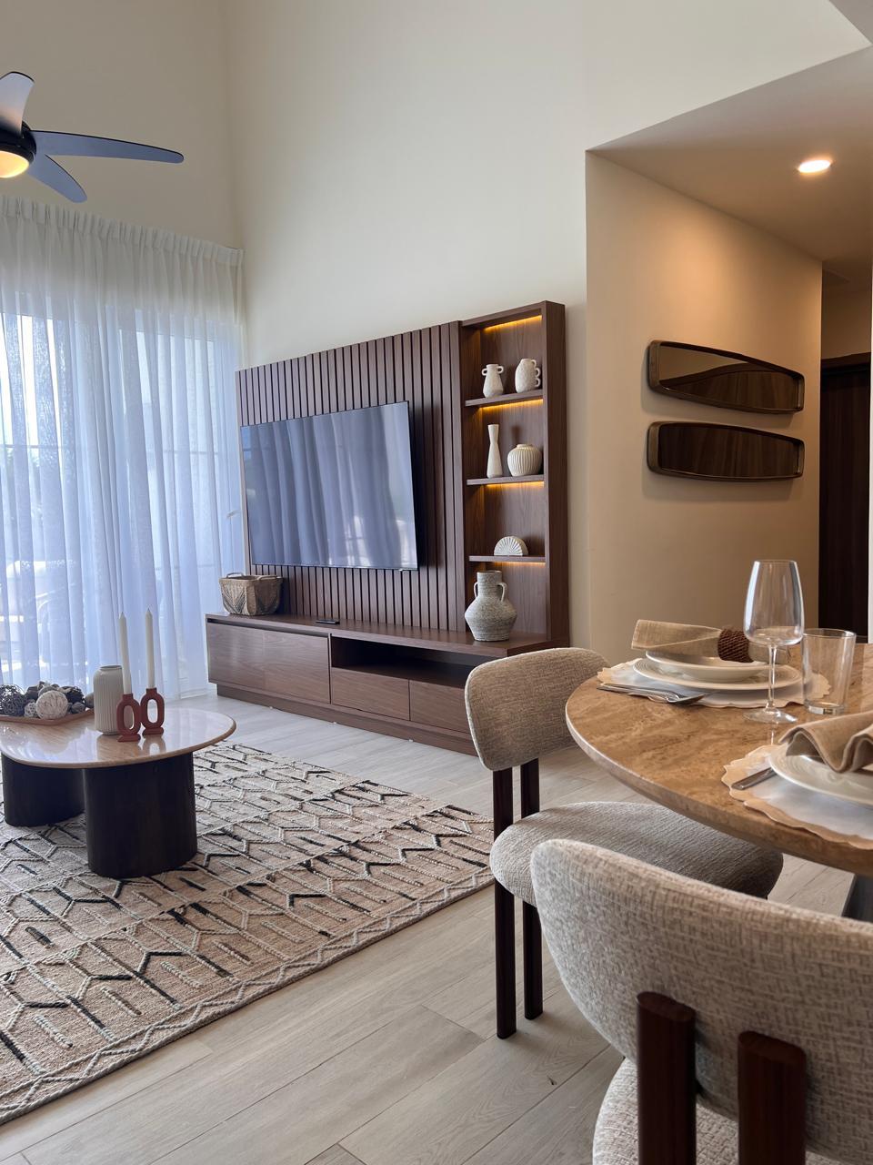 Premium furnished living & dining at Arboleda, Cocotal Golf